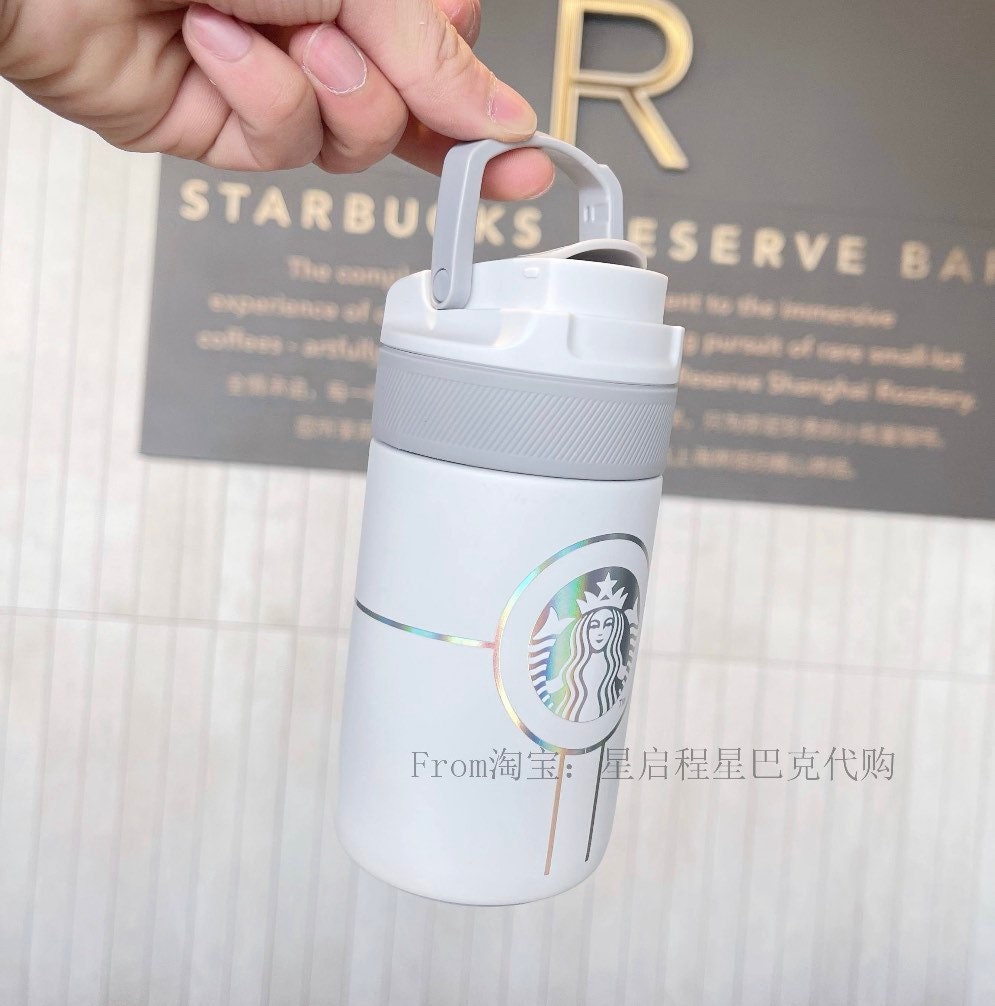 Starbucks China 280ml 2021 space bear cup with mini suitcase bag set