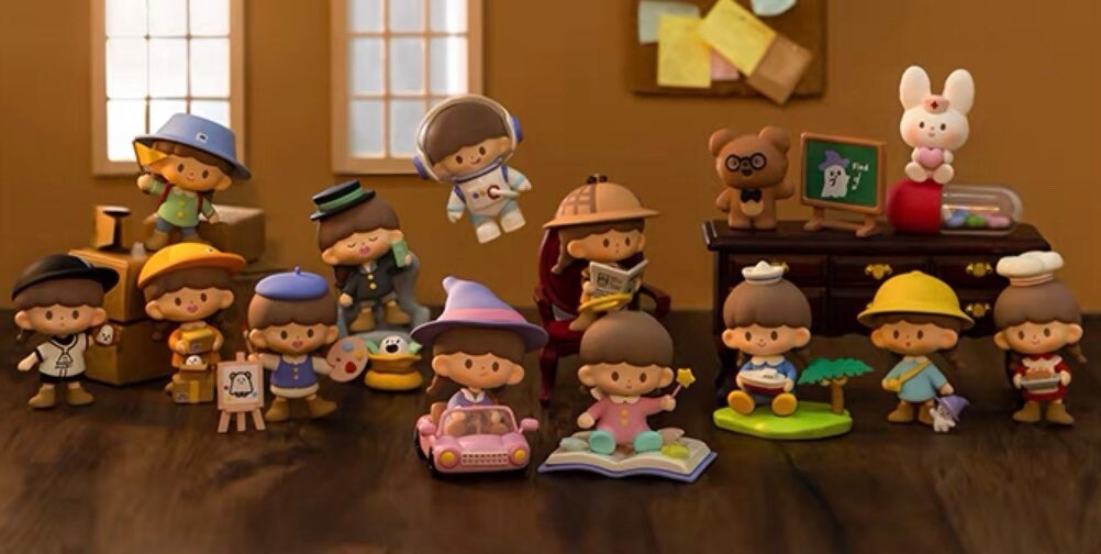 Molinta blind box toys 「who is little witch」series 3