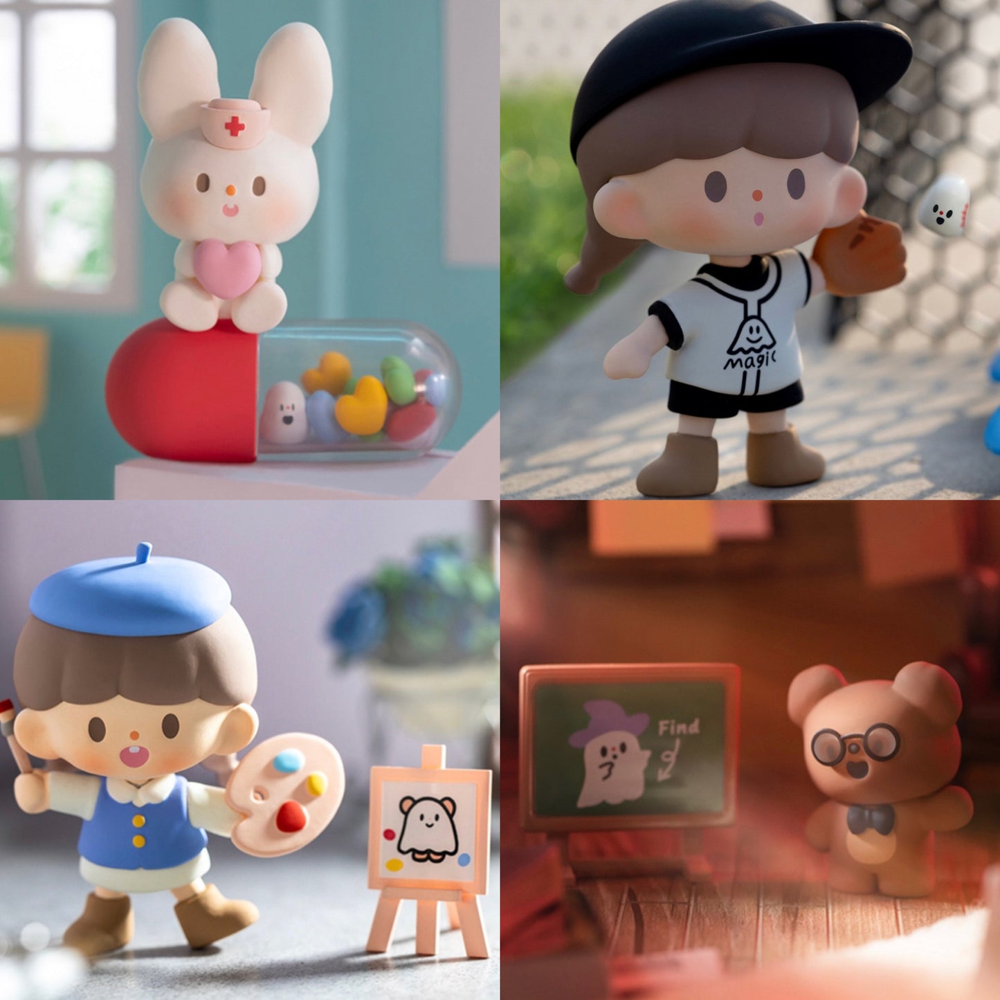 Molinta blind box toys 「who is little witch」series 3