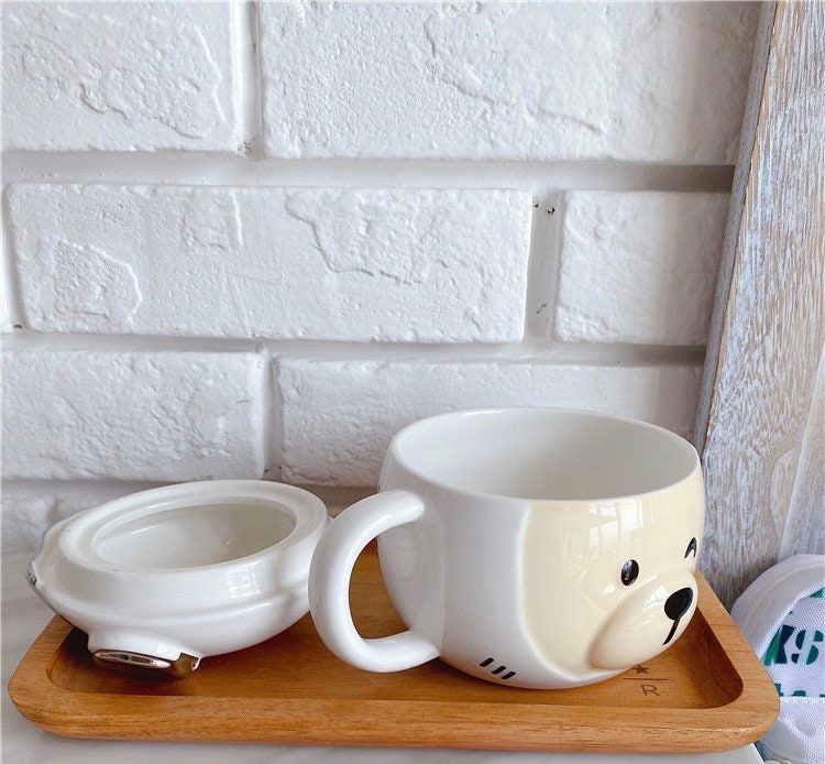 Starbucks China 450ml 2021 space bear mug (with cover)