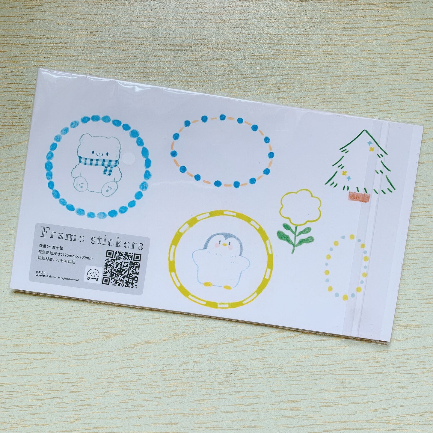Molinta frame sticker book & tape