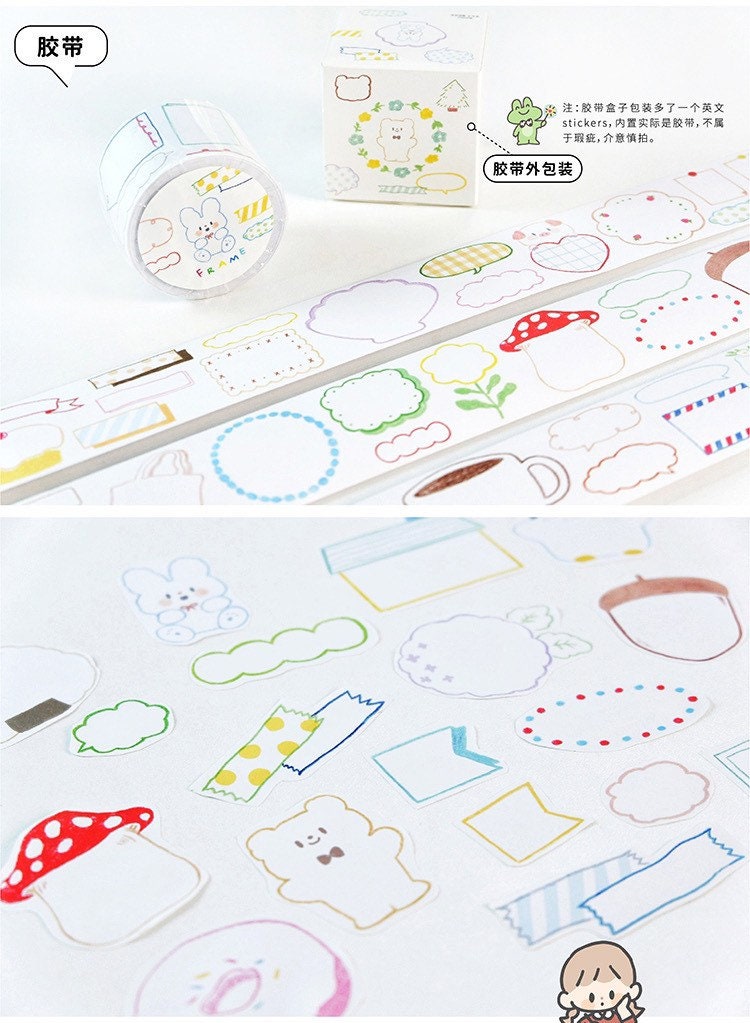 Molinta frame sticker book & tape