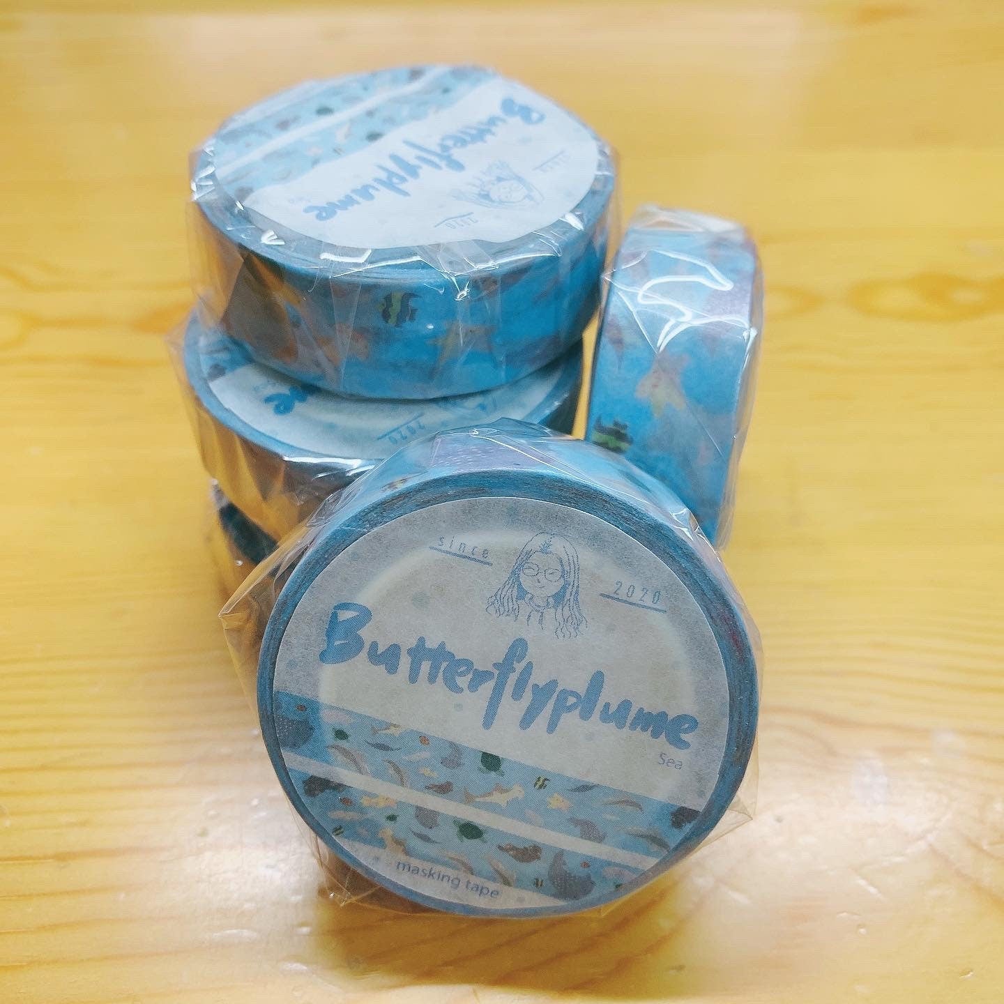 Butterflyplume washitape Sea