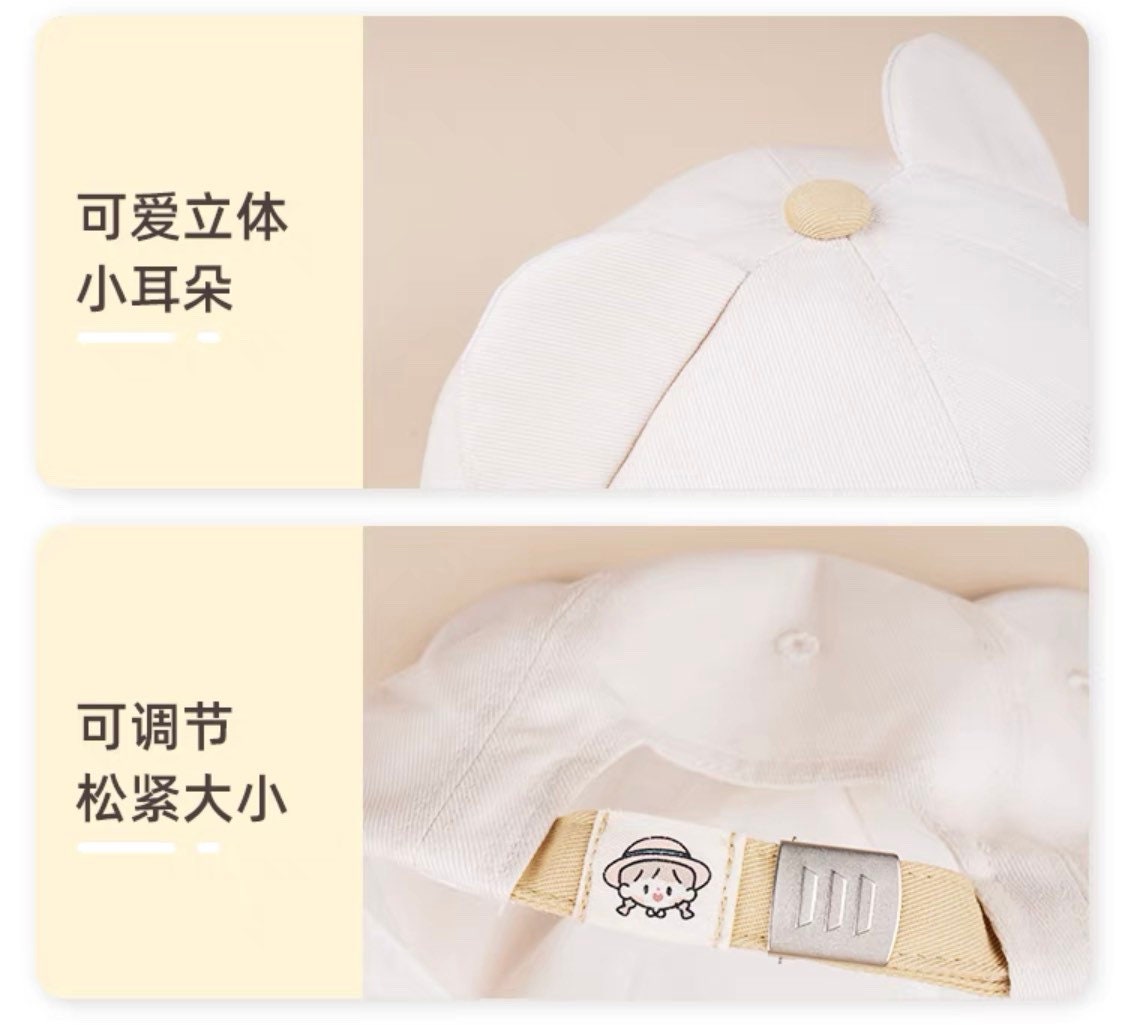 Molinta summer holiday series bear bucket hat & baseball cap