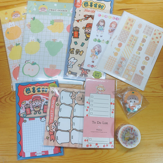 SALE kawaii artist stationery set 2