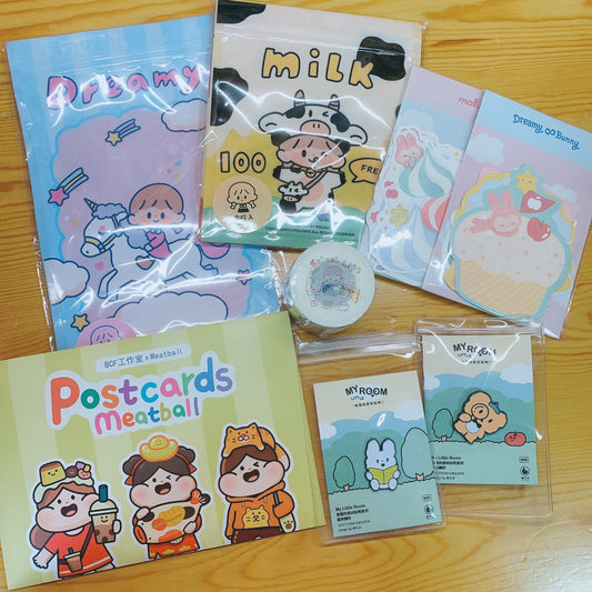SALE kawaii artist stationery set 6
