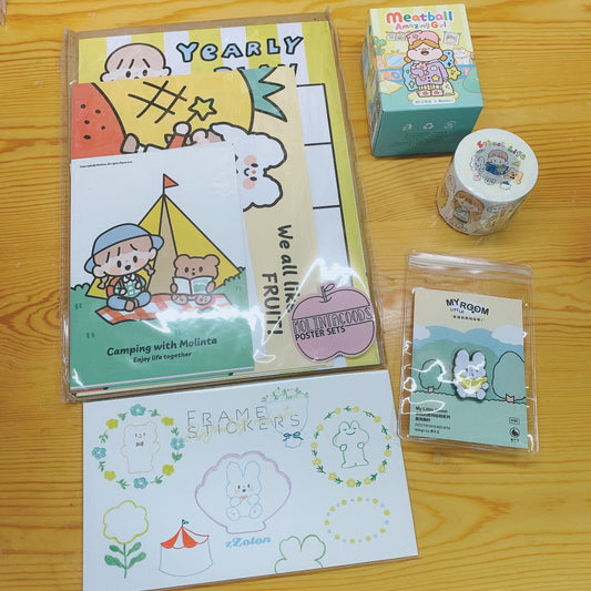 SALE kawaii artist stationery set 13