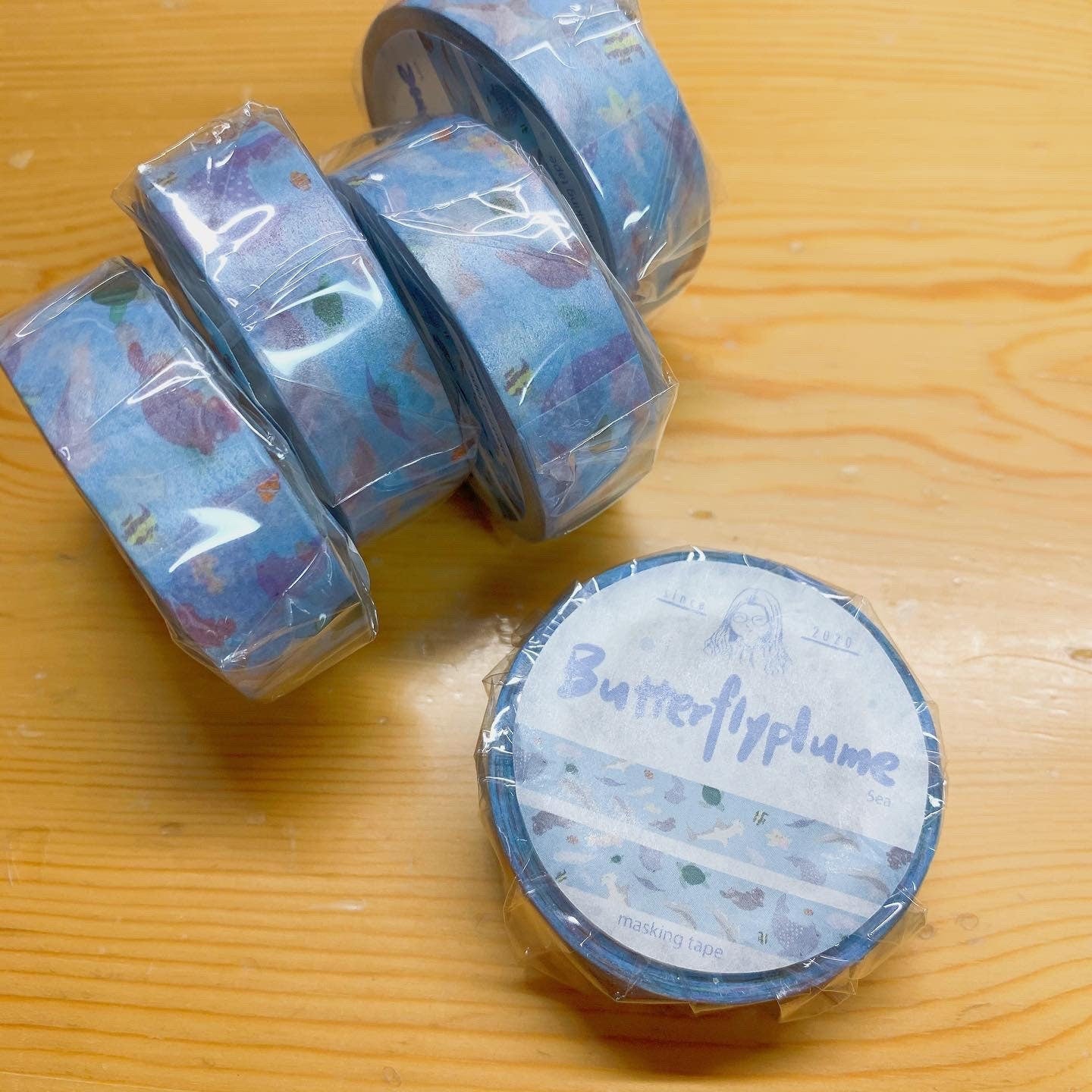 Butterflyplume washitape Sea