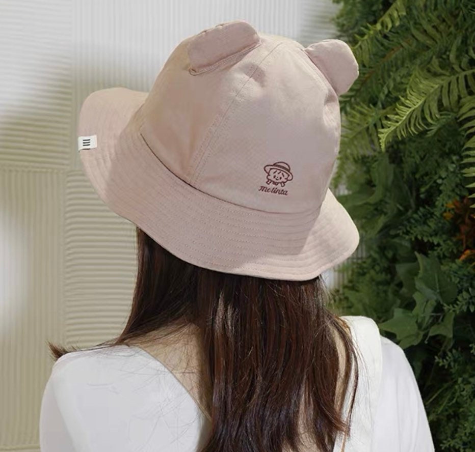 Molinta summer holiday series bear bucket hat & baseball cap