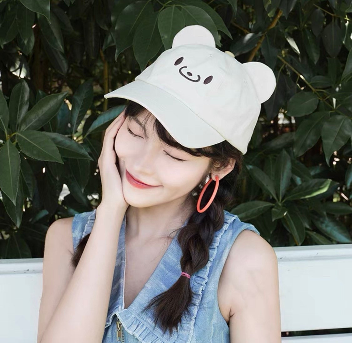 Molinta summer holiday series bear bucket hat & baseball cap