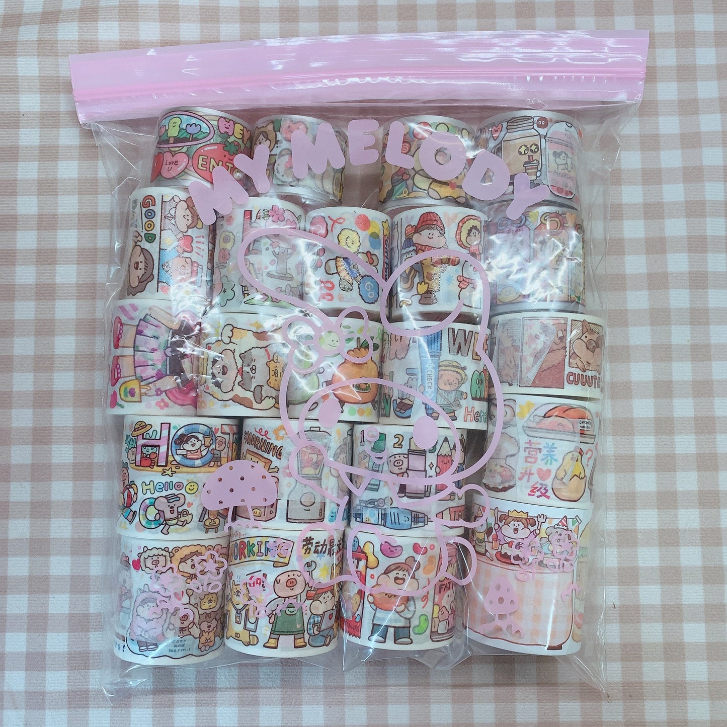 【PRELOVED and SALE 】Meatball washitapes set
