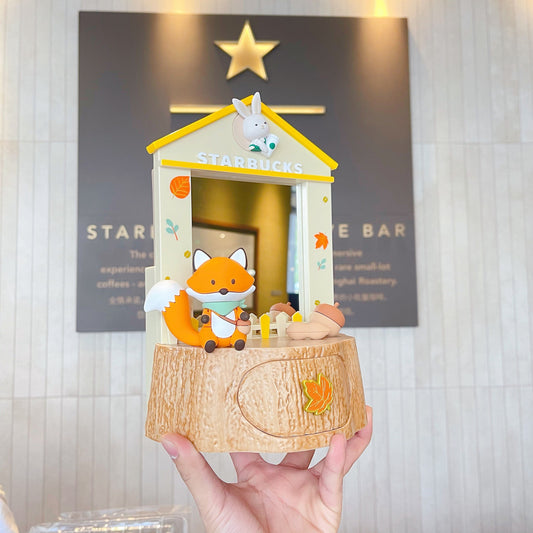 Starbucks China 2021 autumn theme table decoration with notebook & pen set