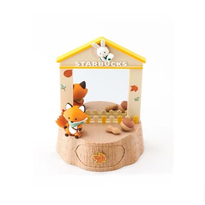 Starbucks China 2021 autumn theme table decoration with notebook & pen set