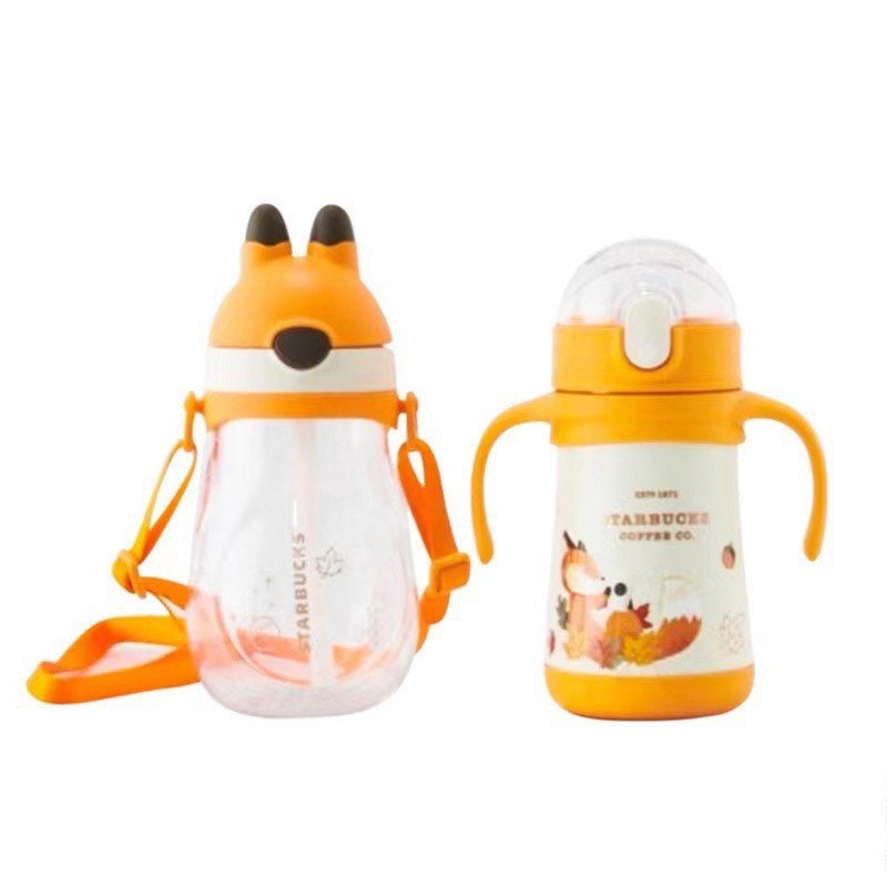 Starbucks × Thermos China 450+320ml 2021 autumn fox children cup set