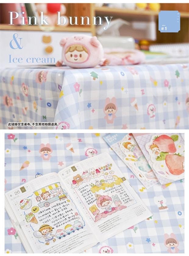 Molinta kawaii tablecloth（1.4m*1m）