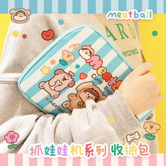 Meatball claw game series penbag/packet