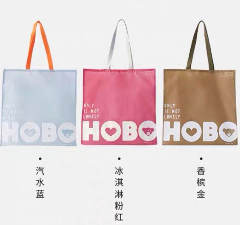 Hobonichi colorful tote bag
