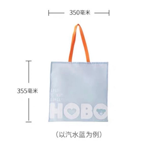 Hobonichi colorful tote bag