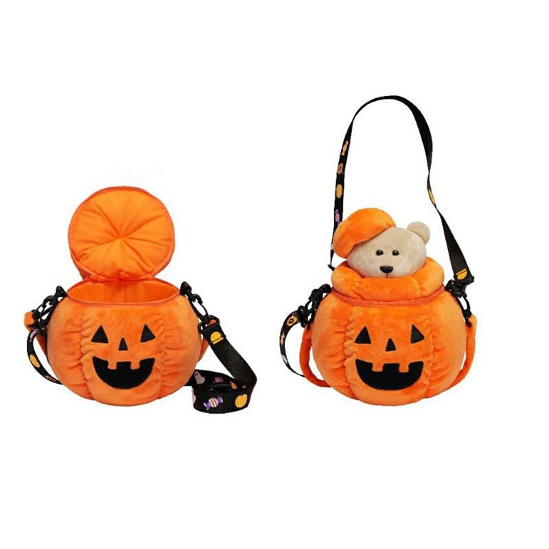 Starbucks China 2020 Halloween pumpkin candy bag with bear
