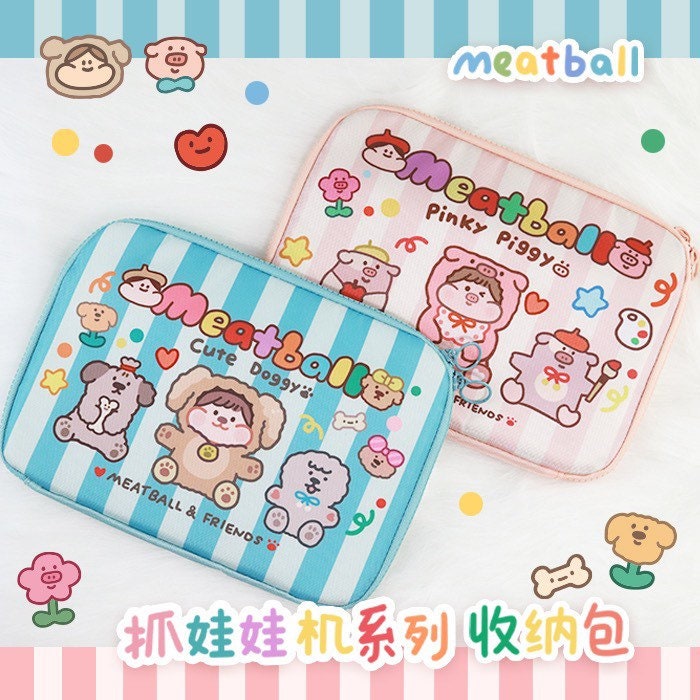 Meatball claw game series penbag/packet