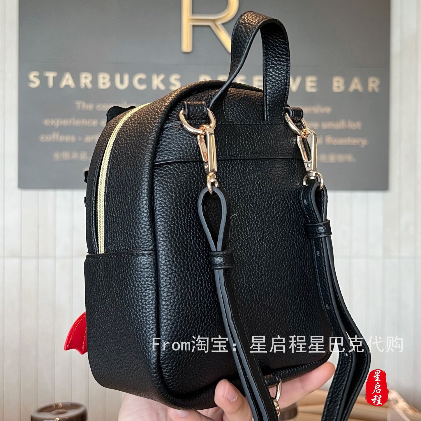 Starbucks China 350ml 2021 Halloween black vacuum cup with black cat backpack