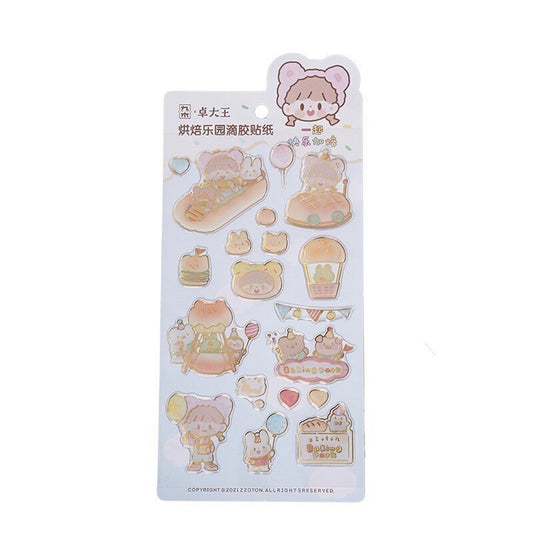 Molinta 「Baking Park」series stationery glue sticker