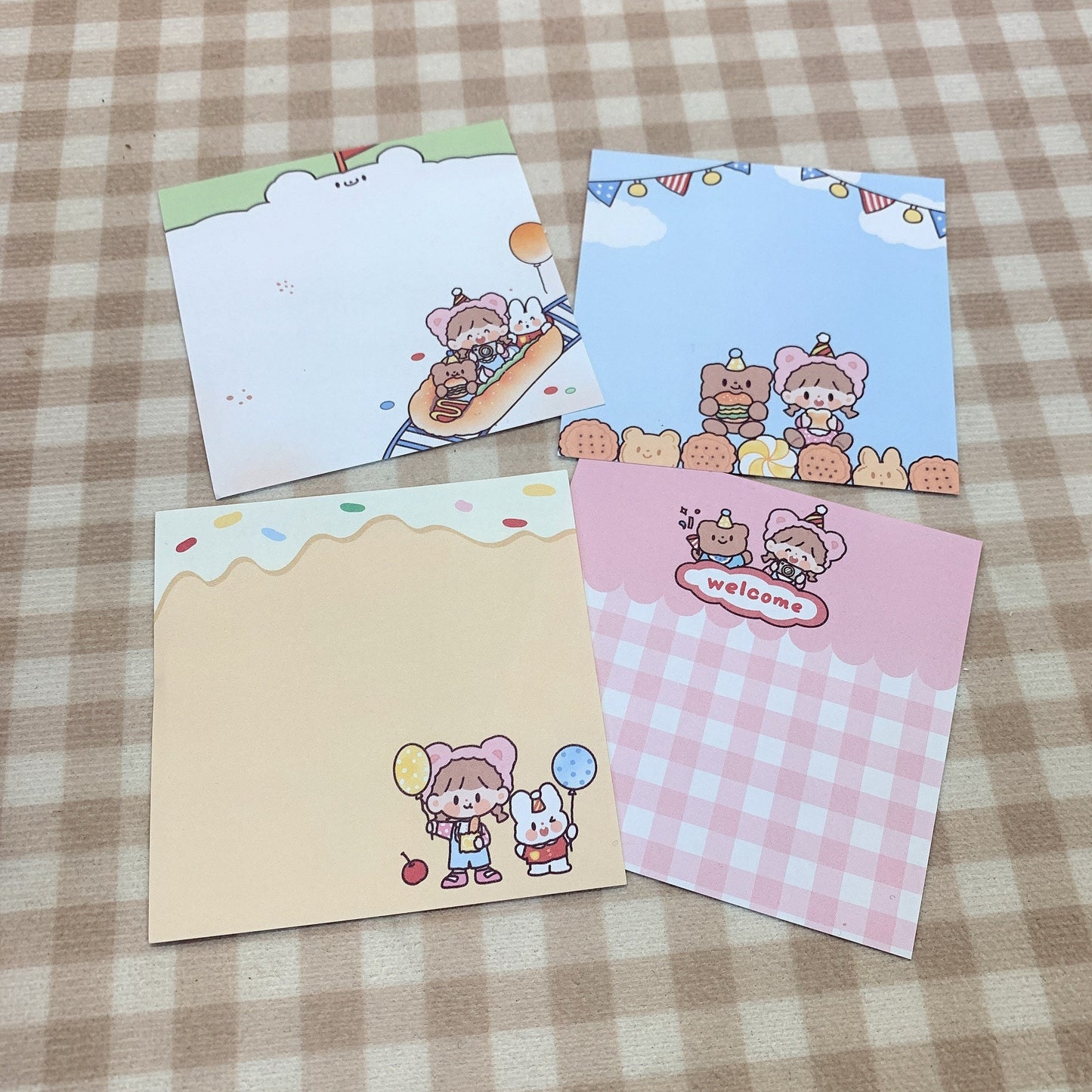 Molinta 「Baking Park」series stationery milk carton memo pad