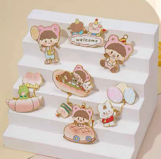 Molinta 「Baking Park」series stationery pin blind box