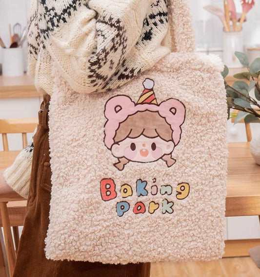 Molinta 「Baking Park」series stationery girl plush bag