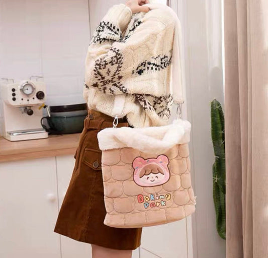 Molinta 「Baking Park」series stationery cookie girl plush bag