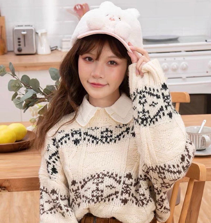 Molinta 「Baking Park」series stationery cute rabbit plush hat