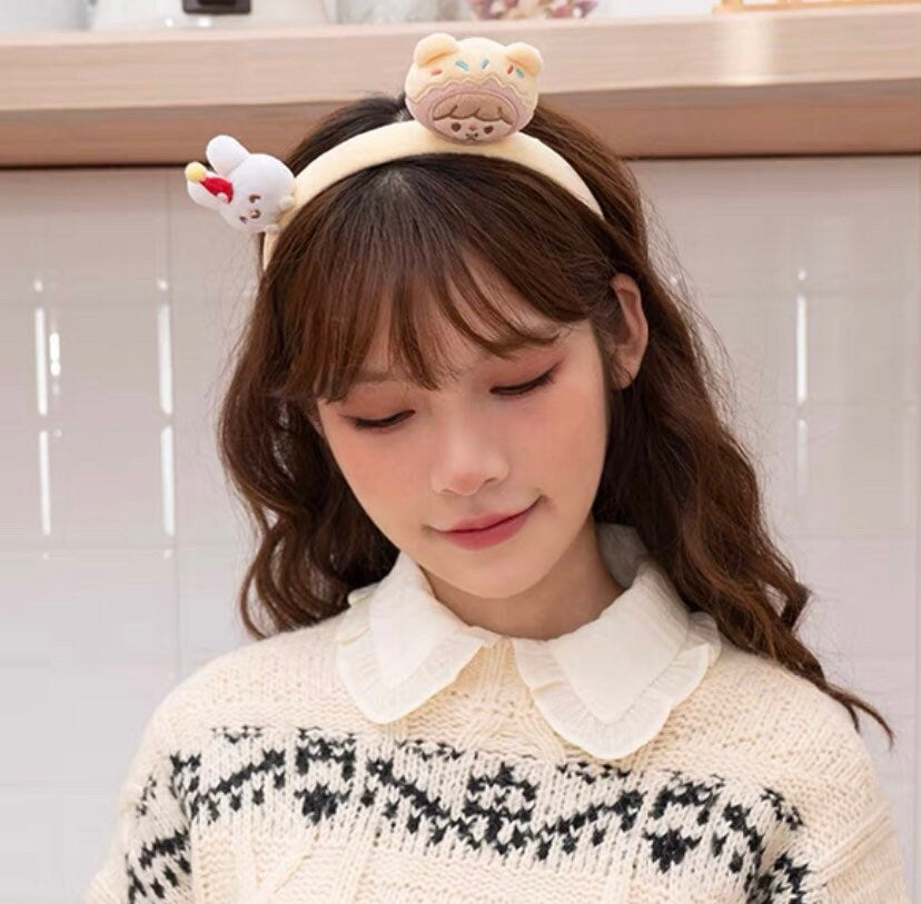 Molinta 「Baking Park」series stationery kawaii pudding plush hair accessories set