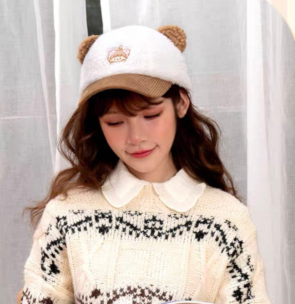 Molinta 「Baking Park」series stationery cute bear plush hat