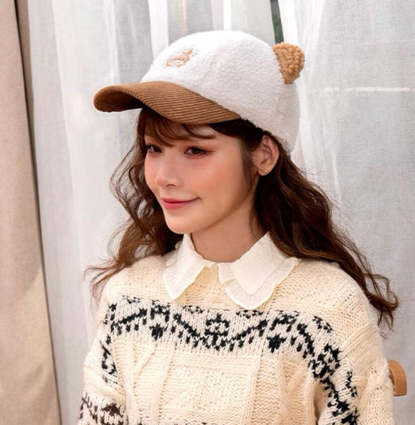 Molinta 「Baking Park」series stationery cute bear plush hat