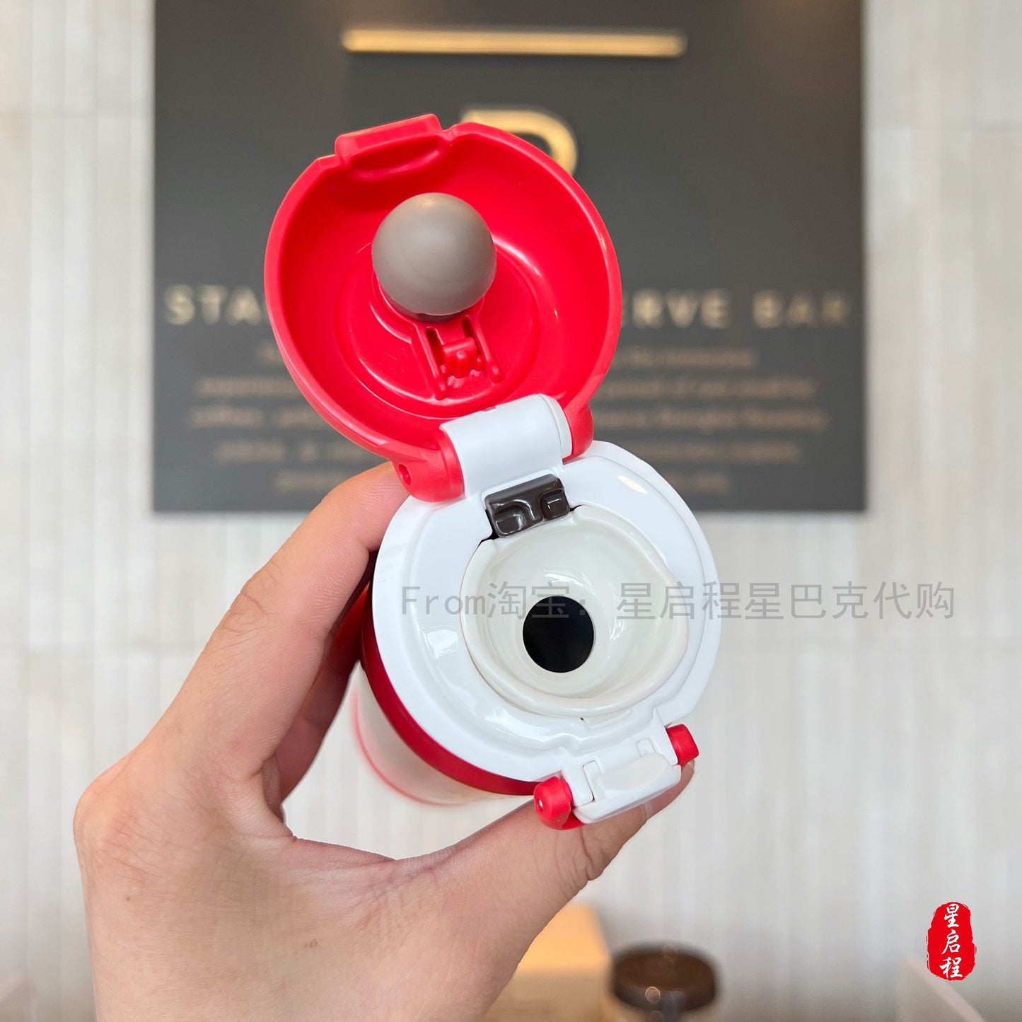 Starbucks × Thermos China 500ml 2021 Christmas lion vacuum cup with cup bag