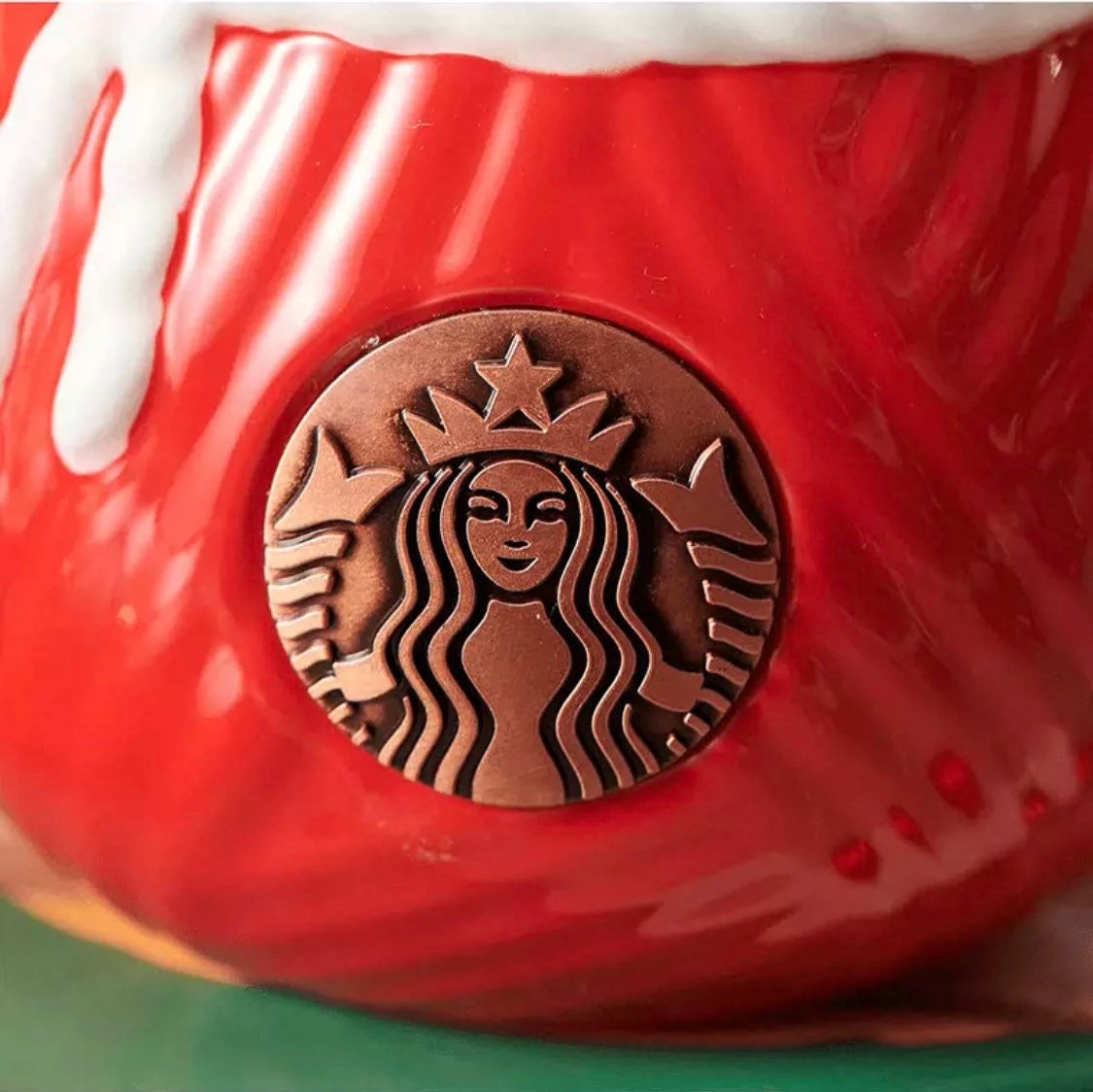 Starbucks China 500ml 2021 Christmas wool ball penguin mug