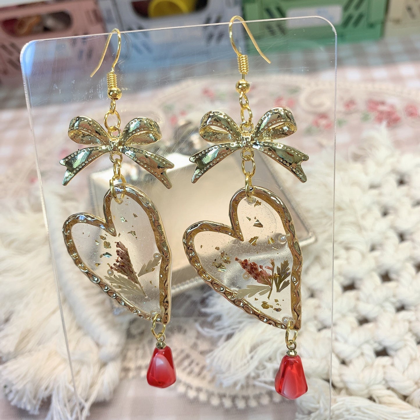 Moya handmade earrings「autumn dream」
