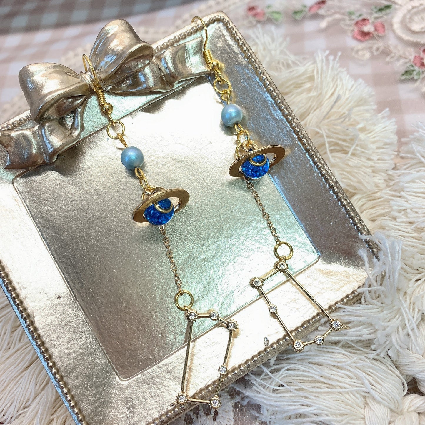 Moya handmade earrings「Stars dream」