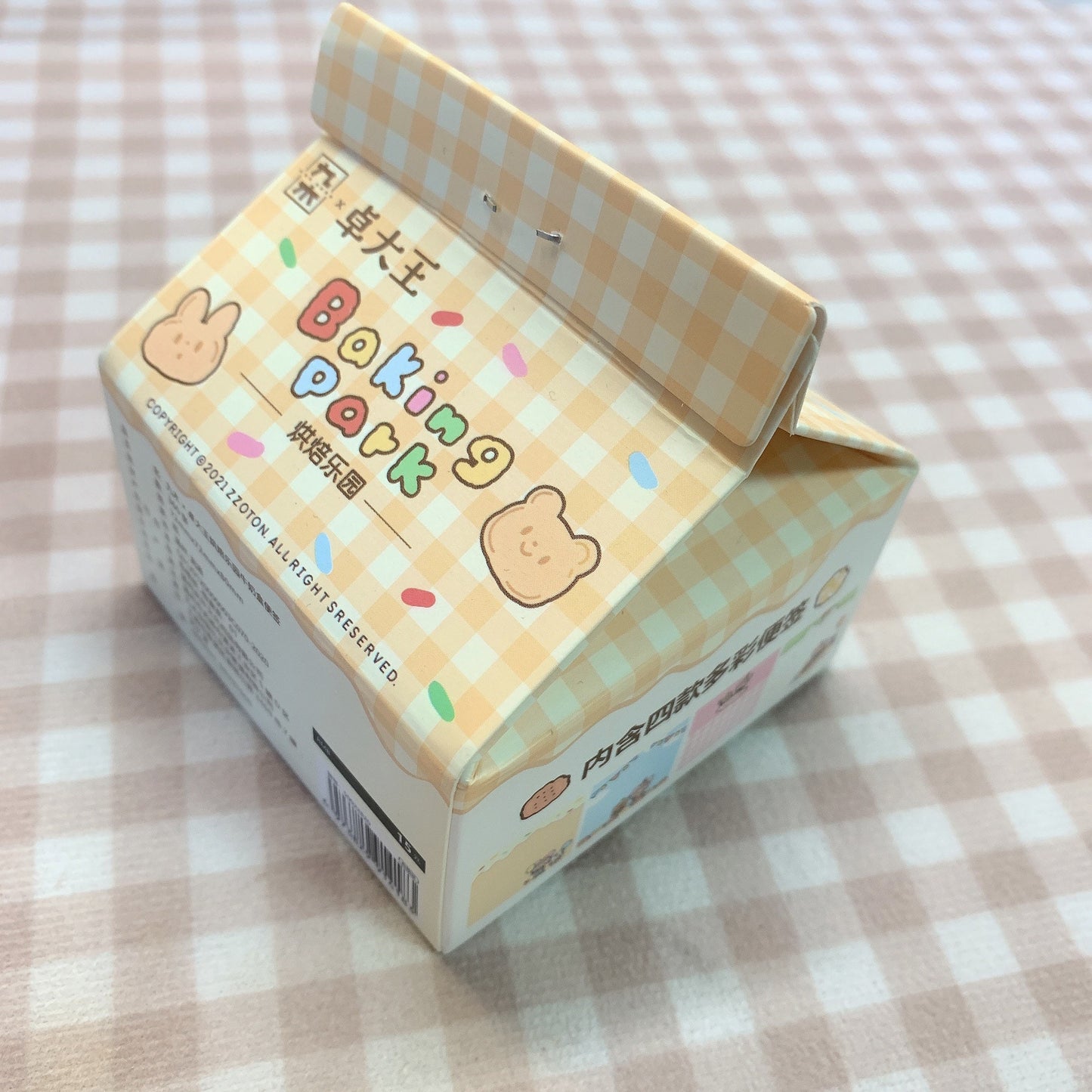 Molinta 「Baking Park」series stationery milk carton memo pad