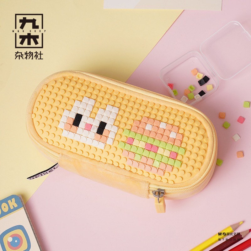Molinta 「Baking Park」series stationery rabbit with girl plush pen bag
