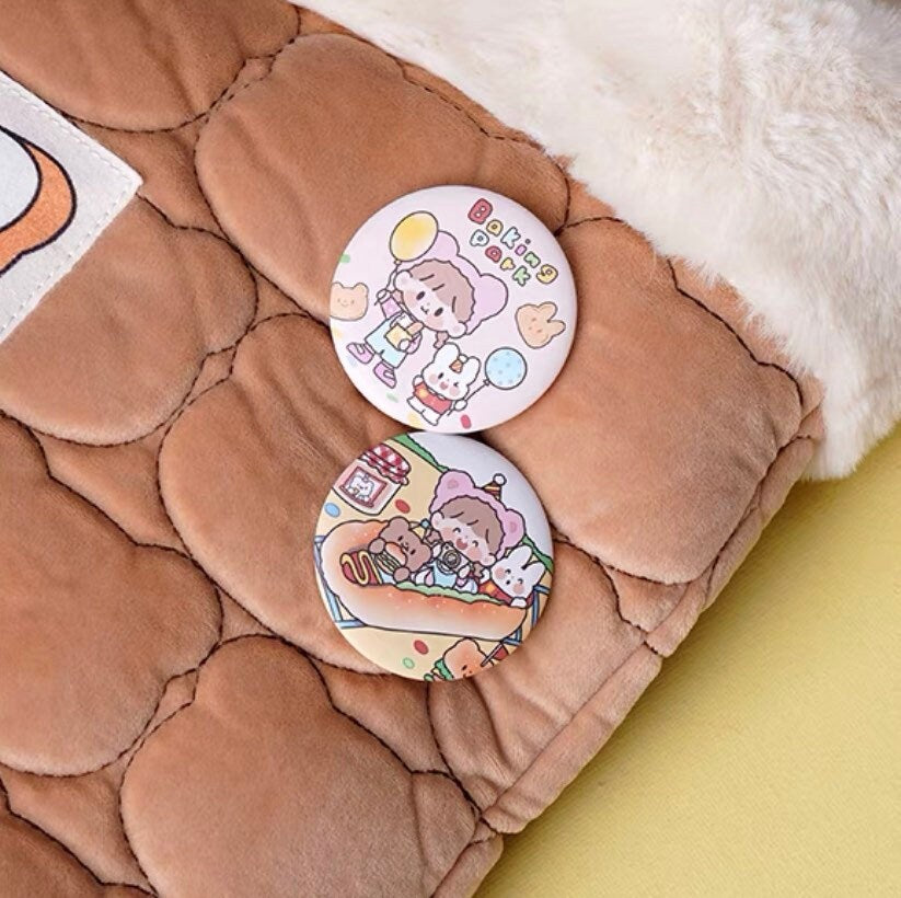 Molinta 「Baking Park」series stationery badge set