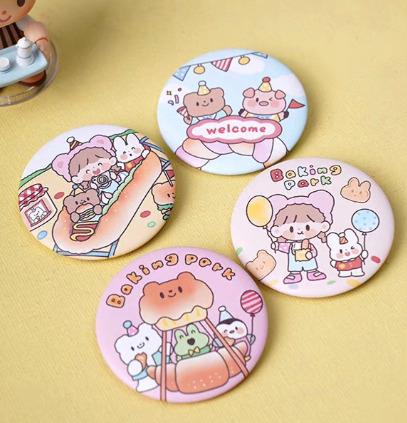 Molinta 「Baking Park」series stationery badge set