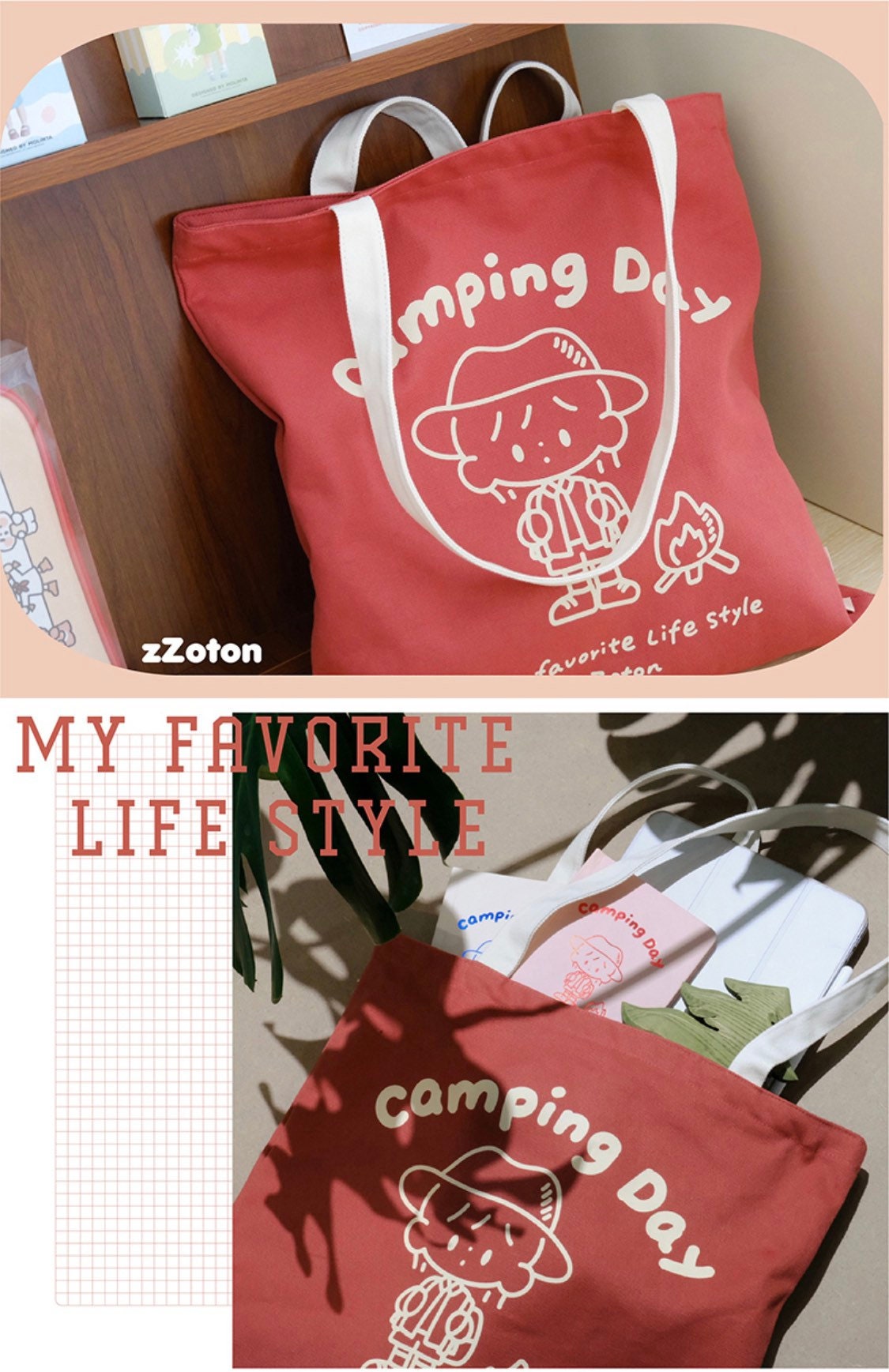 Molinta camping day color bag