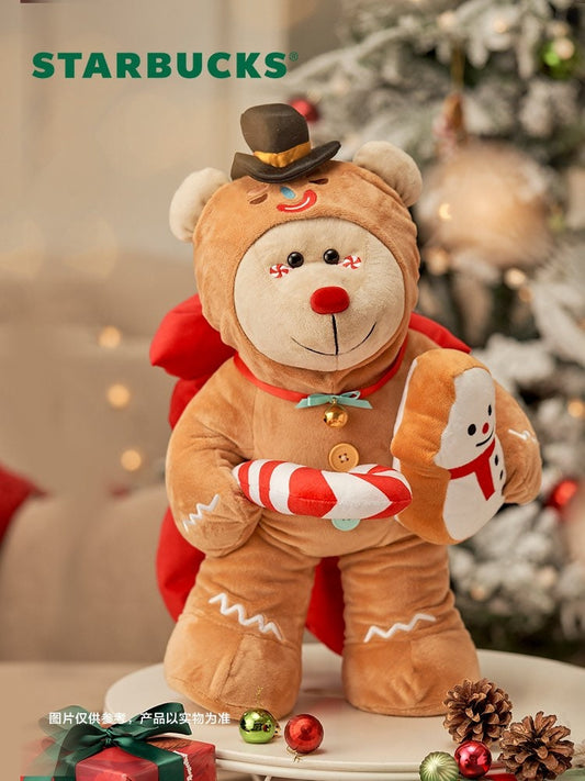 Starbucks China 2021 Christmas Gingerbread man big bear