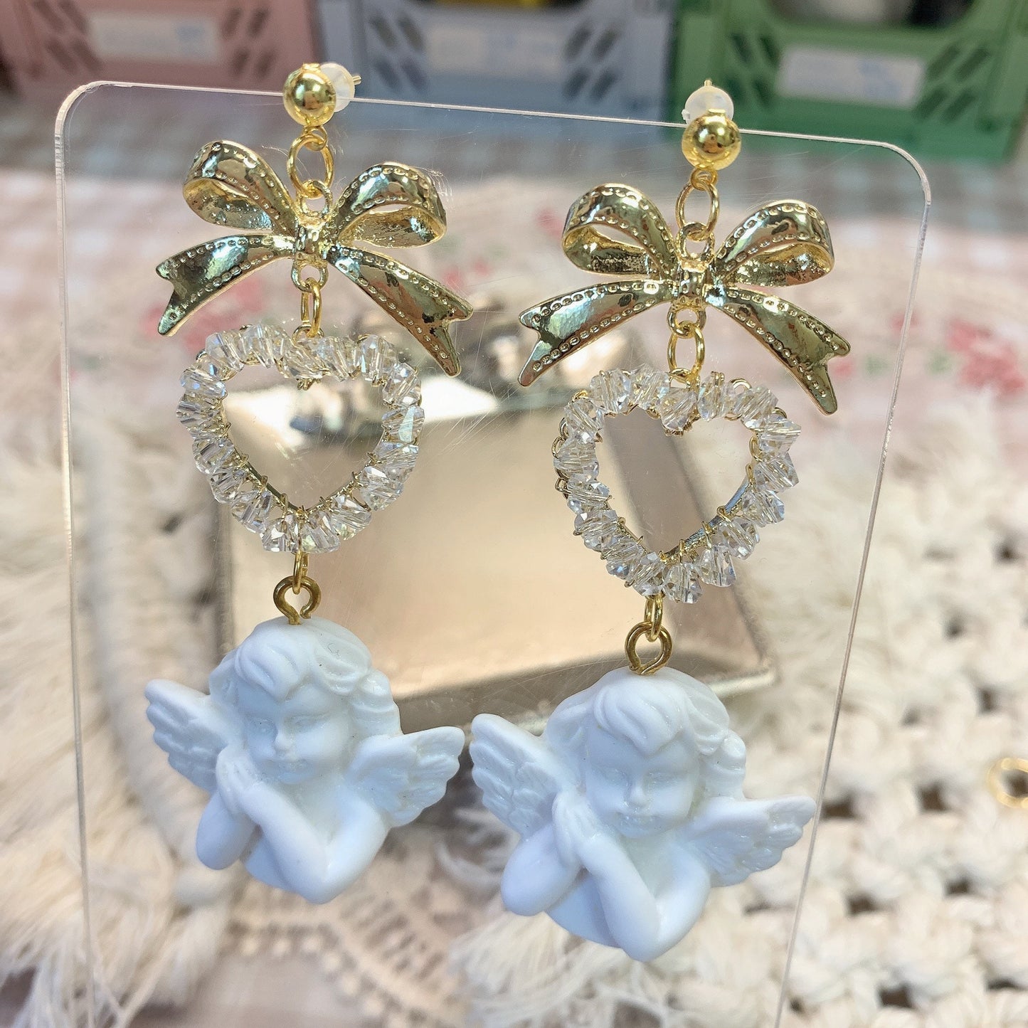Moya handmade earrings「The angel of love」