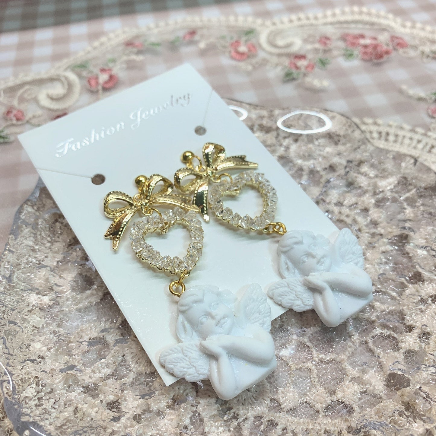 Moya handmade earrings「The angel of love」