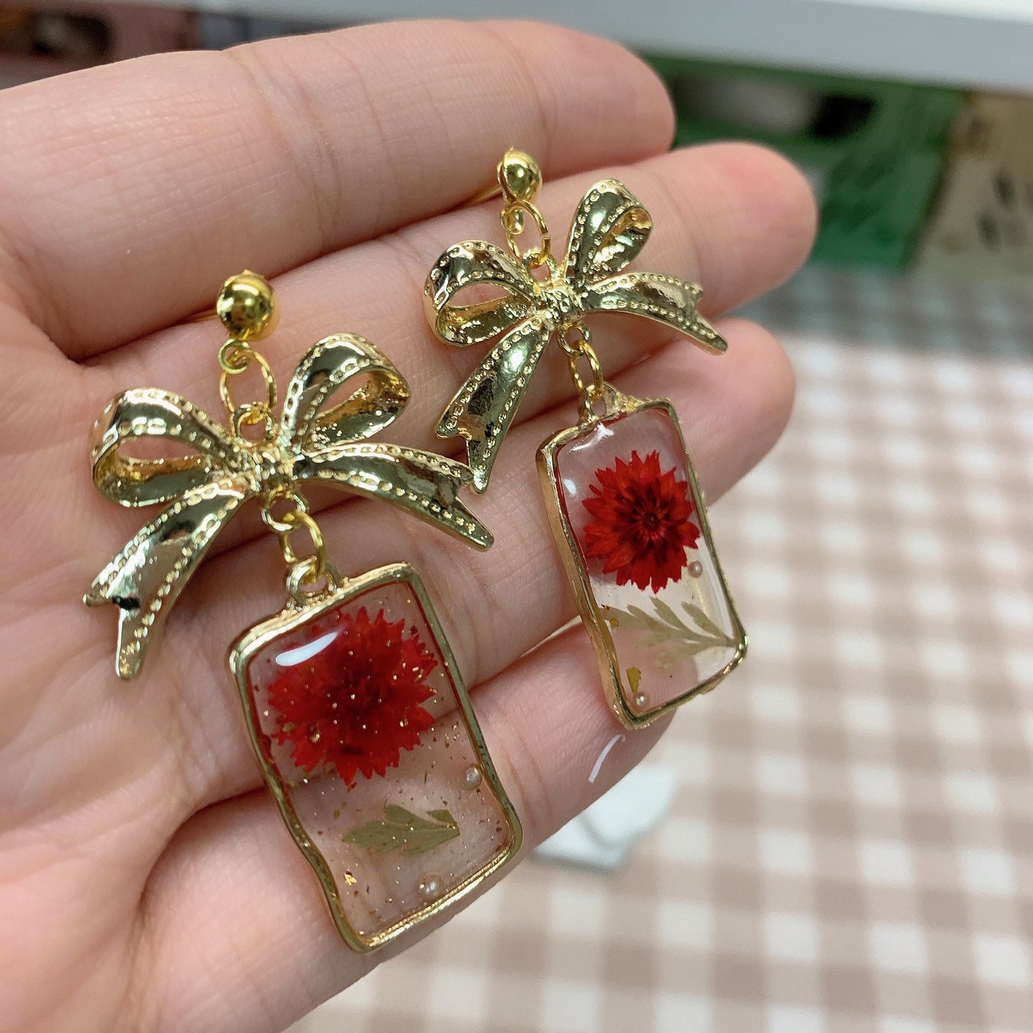 Moya handmade earrings「memory」