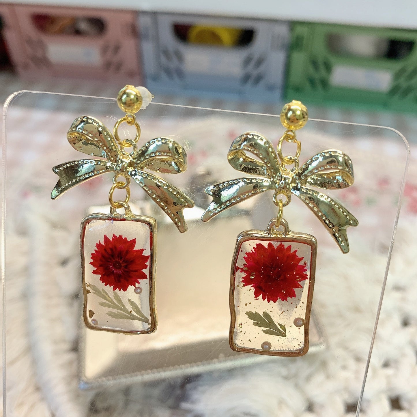 Moya handmade earrings「memory」