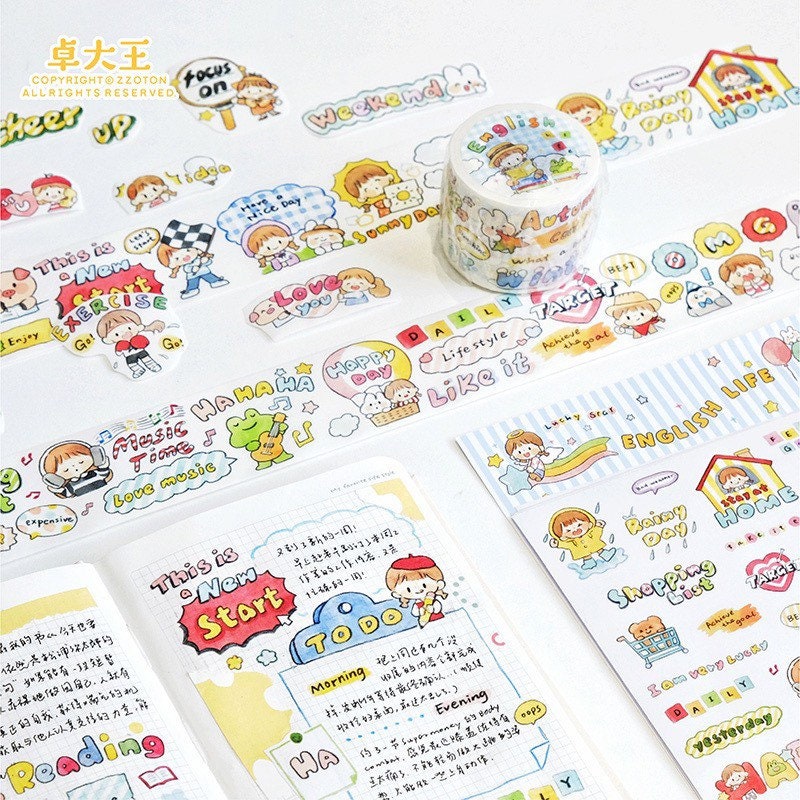 Molinta daily life word sticker pack（English）