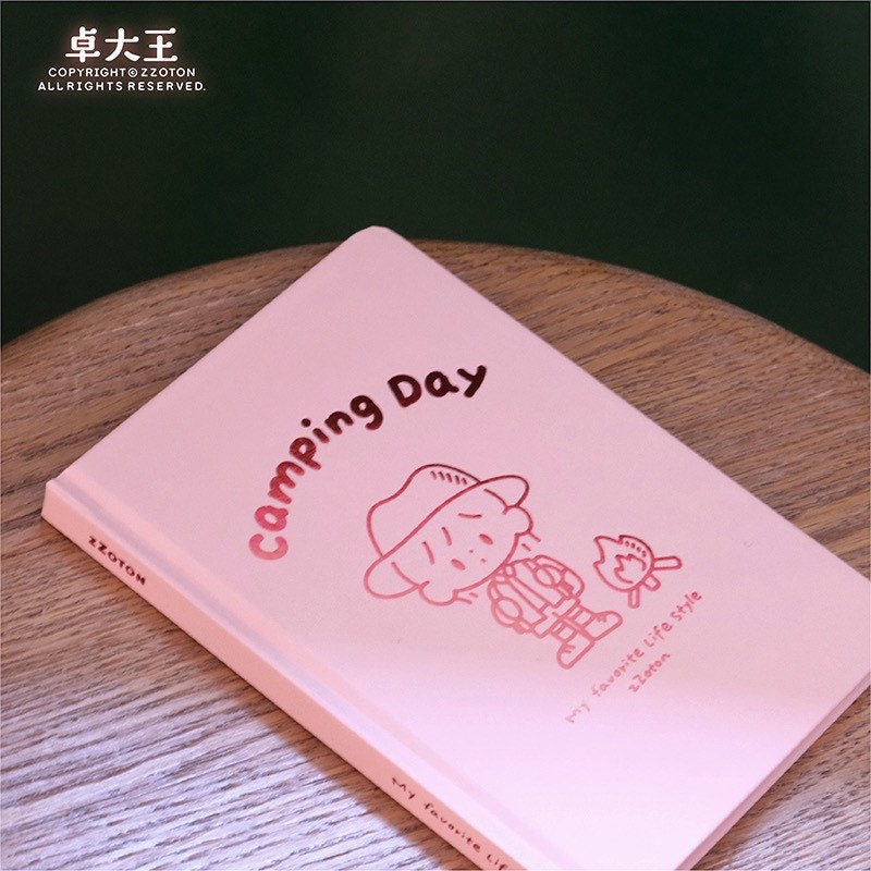 Molinta camping day journal notebook